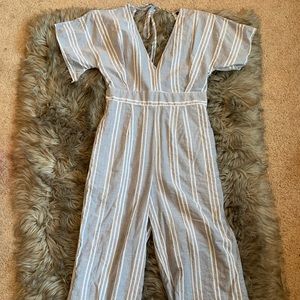 Capri short-sleeve jumpsuit